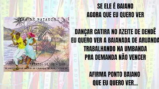 pontos de Baianos - Se ele é baiano agora que eu quero ver (com letra)