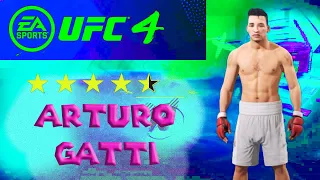 Arturo Gatti CAF FORMULA-How to make UFC 4 (EA Sports UFC 4) PS 5 PS 4