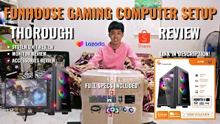 THOROUGH REVIEW: FUNHOUSE AMD A8 7680 4 CORE 3.5GHZ 8GB DDR3 RAM 500G HDD RADEON R7 GRAPHICS PC SET