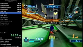 (Former WR) Sonic Riders: Zero Gravity (All Stories) in 36:13 (28:44.010 IGT)