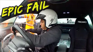 I SLID THE 607BHP SEAT LEON CUPRA OFF THE TRACK.. EPIC FAIL