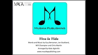 Viva la Vida - String Quartet - ♪ Sheet Music ♪