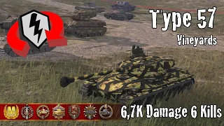 Type 57  |  6,7K Damage 6 Kills  |  WoT Blitz Replays