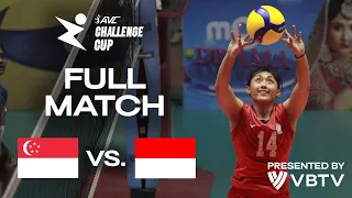 🇸🇬 SGP vs. 🇮🇩 INA - AVC Challenge Cup 2024 | Pool Play - presented by VBTV