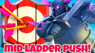 MID LADDER PUSH TO 6200🏆PEKKA BRIDGE SPAM CLASH ROYALE