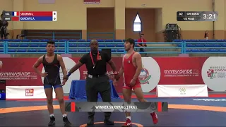 1/2 GR - 65 kg: G. SNJOYAN (FRA) v. A. KANDAFIL (MAR)