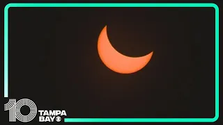 Watch as the moon crosses in front of sun to form 'Ring of Fire' solar eclipse