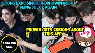 Pond-Phuwin And Joong-Dunk | Phuwin Can't Help Himself Not To Be Curious About This APP | BL Wins