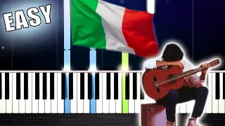 L'Italiano  - EASY Piano Tutorial by PlutaX