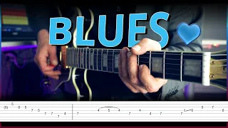 Lovely 8-Bar Blues Solo // with TABS!