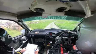 Manx National Rally 2024 - SS1 Pooil Vaaish. Chris Butcher & Jonathan Hawkins, Nissan Sunny F2.