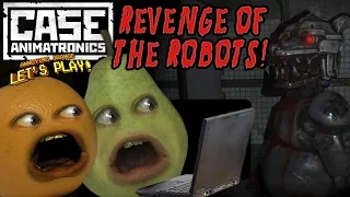 Annoying Orange & Pear Play - CASE: Animatronics! REVENGE OF THE ROBOTS