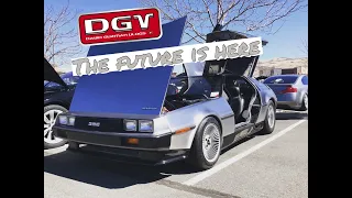 Cars and Coffee Sparks March 2021 DeLorean DMC-12