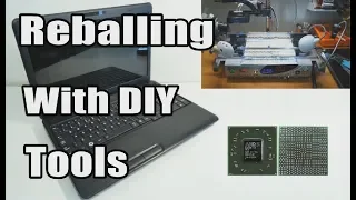 Reballing Toshiba Satellite Laptop With Homemade BGA Rework Station