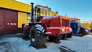 Кировец К-744 Р2 после капитального ремонта готов. Готовим погрузчик КИРОВЕЦ к отправке. Обзор.