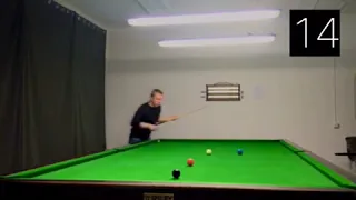 Snooker color clearance in 23 sec.