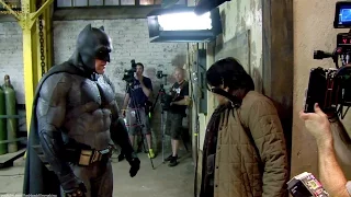 Batman suit 'Batman v Superman' Behind The Scenes [+Subtitles]