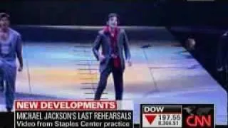 Exclusive! Michael Jackson's final rehearsal video, This is it! june 23, 2009, the last performance