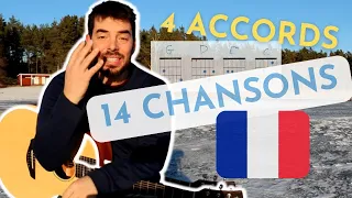 14 Chansons Francophones avec 4 Accords Magiques !! G D Em C 🇫🇷 Medley Débutants Guitare