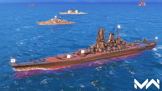 IJN Yamato - Best Ship For Grind Money / EXP - Modern Warships