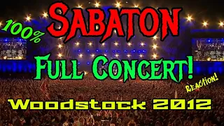 Sabaton - Woodstock 2012 | REACTION!