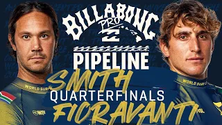 Jordy Smith vs Leonardo Fioravanti | Billabong Pro Pipeline 2023 - Quarterfinals Heat Replay