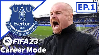 FIFA 23 REALISTIC CAREER MODE | EPISODE 1 |  EVERTON REBUILD | SEAN DYCHE APPOINTED EVERTON MANAGER