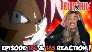 NATSU SHOWS SABERTOOTH WHAT'S UP 🔥 |  Fairy Tail Episode 164 & 165 Reaction + Review!