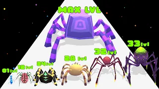 INSECT EVOLUTION RUN 3D - Level Up Spider (NOOB PRO HACKER GOD)