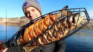 Catch n' Roast SPICY BUFFALO Trout + Giant Sturgeon