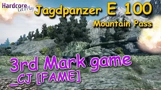 WOT: Rare in randoms because of reasons? Jagdpanzer E 100 _CJ [FAME] 3rd Mark game, WORLD OF TANKS