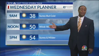 Tuesday Night Forecast 10 PM 12-17-19