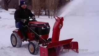 Wheel Horse 314 Hydro snow thrower