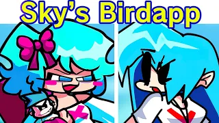 Friday Night Funkin' Miko vs NuSky - Birdapp / Twitter (FNF Mod/Skyverse) (Sky Fangirl Mod)