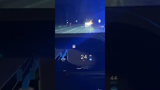 FSD Beta overtakes Police Officer at a Traffic Stop in a single lane.