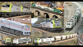 Trenes en Payares TR 333.3 Alco 2175 Talgo BT A1 de Adif Captrain mercancías traslados  enero 2022🚂🌬