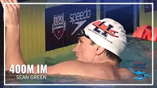 Sean Green Finishes Strong to Take Gold in 400 Individual Medley | 2023 Speedo Junior Nationals