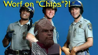Star Trek TNG's Michael Dorn "Worf" on "Chips"?!!