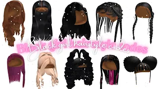 ✭ Black girl hairstyle codes ✭ | Roblox Bloxburg , berry avenue , brookhaven.