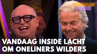 Vandaag Inside-tafel lacht om oneliners Wilders: 'Hij is verbaal echt Champions League'