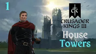 House Towers | CK3 AGOT | Episode 1: Journey For Harrenhal Begins!