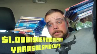 Yard sale pickups $1.00 Disney Movies