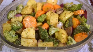 It's So Delicious That I Make It Almost Everyday.Roasted Vegetable Recipe