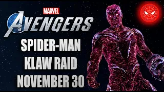 Marvel's Avengers - Klaw Raid,  Spider-Man (For Playstation) and more reworks Coming November 30!