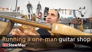 Running a one-man guitar shop