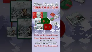 “Bing Crosby’s Christmas Gems” is available on October 27th! Pre-order and pre-save now #bingcrosby