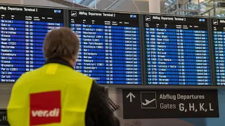 Für mehr Geld: Streik an sieben deutschen Flughäfen hat begonnen