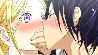 Yato Kiss Bishamon When Drunk [Noragami]