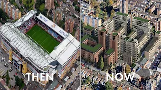 Demolished Premier League Stadiums Then & Now