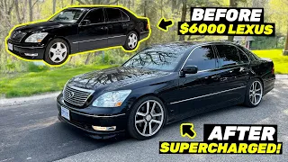 Building a Supercharged Lexus LS430 in 12 Minutes